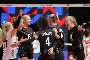EM-Vorrunde: Erster Sieg für deutsche Volleyballerinnen