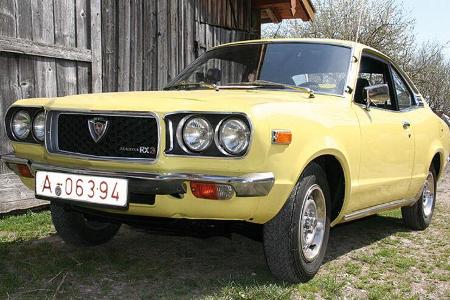Das 2-Scheiben-Aggregat trieb bis dato den zweitürigen Pkw RX-3 an.