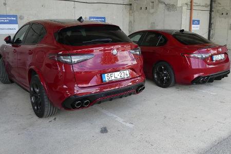 Alfa Romeo Stelvio - Alfa Romeo Giulia Quadrifoglio - Kimi Räikkönen - Antonio Giovinazzi - Formel 1 - Fahrerautos - GP Unga...