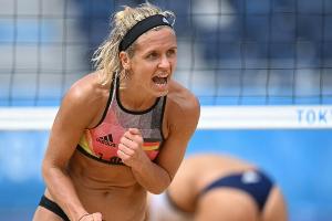 Ludwig mit Körtzinger bei Beachvolleyball-DM