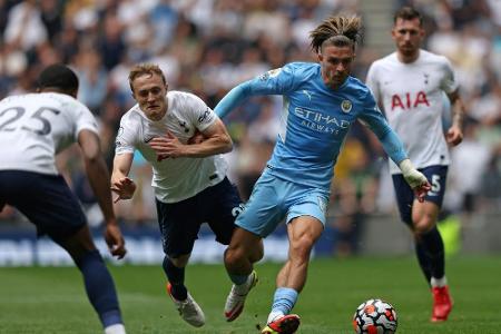 Fehlstart für City bei Grealish-Debüt - Kane fehlt bei Tottenham