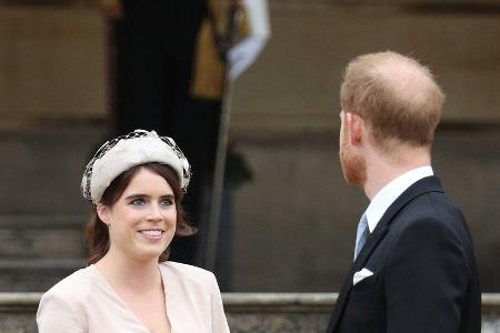 Prinzessin Eugenie mit ihrem Cousin Prinz Harry. Prinzessin Eugenie mit ihrem Cousin Prinz Harry.