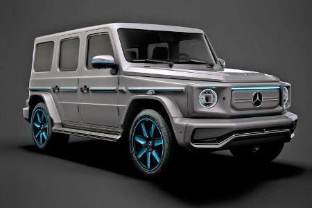 Mercedes EQG Illustration
