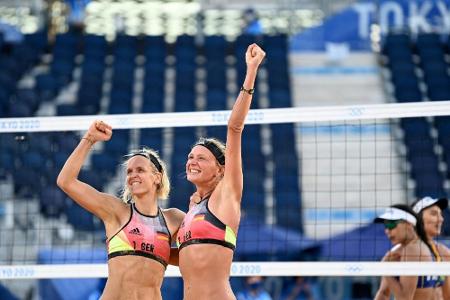 Beachvolleyball: Ludwig/Kozuch im Viertelfinale gegen US-Duo Ross/Klineman Beachvolleyball: Ludwig/Kozuch im Viertelfinale gegen US-Duo Ross/Klineman