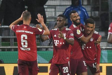 Schützenfest an der Weser: Mit einem satten 12:0 (5:0) fertigte der FC Bayern München den Bremer SV im Nachholspiel der erst... Schützenfest an der Weser: Mit einem satten 12:0 (5:0) fertigte der FC Bayern München den Bremer SV im Nachholspiel der erst...