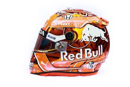 Max Verstappen - Helm - Formel 1 - GP Belgien - Spa-Francorchamps - 27. August 2021