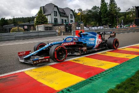 Esteban Ocon - Alpine - Formel 1 - GP Belgien - Spa-Francorchamps - 27. August 2021
