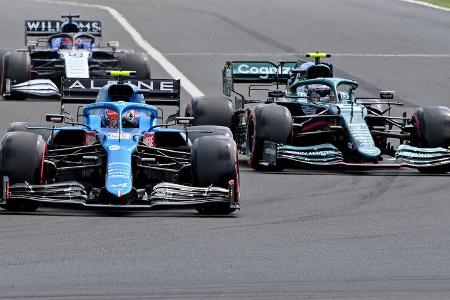 Esteban Ocon - Sebastian Vettel - GP Ungarn 2021 - Budapest