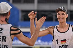 Beach-EM: Thole/Wickler gewinnen deutsches Auftaktduell