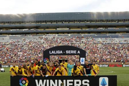 Ohne Real und Barca: Spanische Klubs bestätigen Liga-Teilverkauf Ohne Real und Barca: Spanische Klubs bestätigen Liga-Teilverkauf