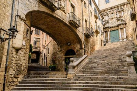 Die Altstadt Gironas eignet sich als perfekter Drehort für 