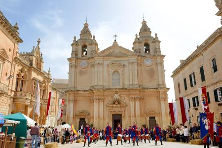 Mdina, die ehemalige Hauptstadt Maltas, ist dank der schönen historischen Gebäude die Hauptstadt von 