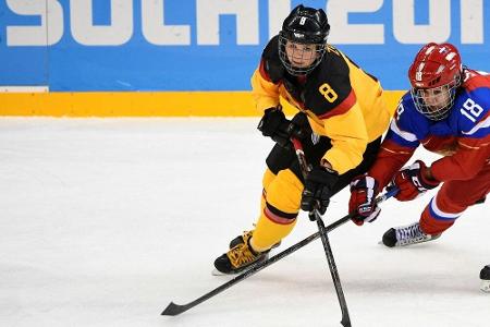 Eishockey-WM: Deutsche Frauen feiern lockeren Auftaktsieg Eishockey-WM: Deutsche Frauen feiern lockeren Auftaktsieg