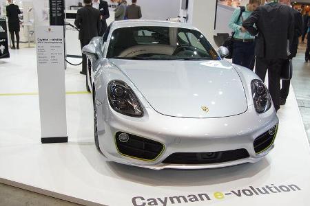 Porsche Cayman e-volution - Sportwagen - Forschungsfahrzeug - Elektromotor Porsche Cayman e-volution - Sportwagen - Forschungsfahrzeug - Elektromotor
