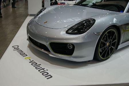 Porsche Cayman e-volution - Sportwagen - Forschungsfahrzeug - Elektromotor