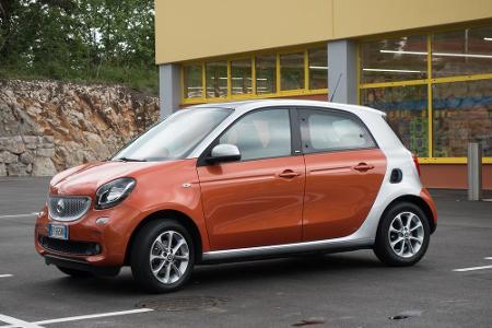 Der Twingo Electric von Renault kommt mit einem 60-kW-Motor 190 Kilometer weit. Bei 25.666 Euro beginnen die Neuwagenpreise.