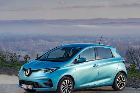 Der Renault Zoe ist inzwischen ein Veteran unter den Stromern und eines der beliebtesten E-Autos. Der 80-kw-Motor hat eine R...
