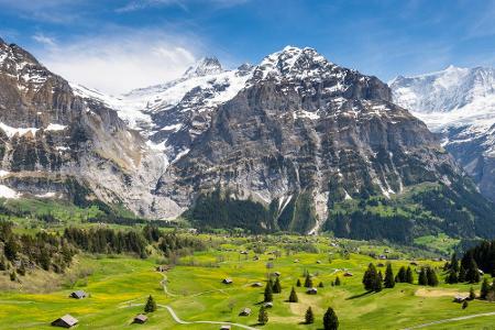 Zwar wurde im Grindelwald im Schweizer Kanton Bern nicht gedreht - trotzdem ist die Gemeinde im Film zu sehen. In 