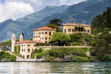 In der Villa del Balbianello am Comer See, Italien, fand die Hochzeit von Anakin Skywalker und Prinzessin Amidala in 