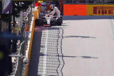 Wurde nach dem Start in Kurve 3 unglücklich von Gasly getroffen und umgedreht. Sein Kampf um die möglichen Punkte war damit ...