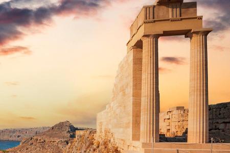 Hobbyhistoriker kommen in Lindos auf ihre Kosten. Dort thront die Akropolis, die nach der von Athen die meistbesuchte in gan...
