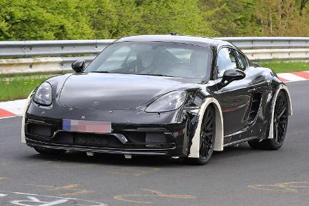 Porsche 718 Cayman Versuchsträger Erlkönig