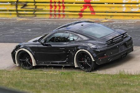 Porsche 718 Cayman Versuchsträger Erlkönig