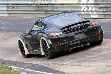 Porsche 718 Cayman Versuchsträger Erlkönig