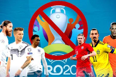Mit rund einem Jahr Verspätung startet am Freitag die Europameisterschaft. Einige Superstars werden allerdings nicht am Turn... Mit rund einem Jahr Verspätung startet am Freitag die Europameisterschaft. Einige Superstars werden allerdings nicht am Turn...