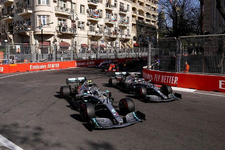 Bottas vs. Hamilton - Formel 1 - GP Aserbaidschan 2019