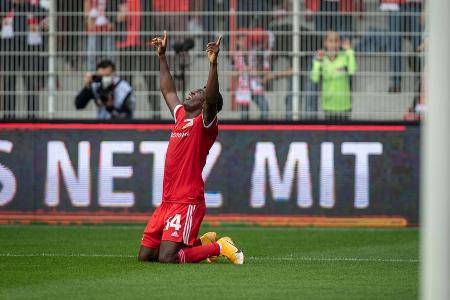 DIE Entdeckung der bisherigen Bundesliga-Saison, erzielte schon fünf Tore für Union. Nur Erling Haaland, Robert Lewandowski ...