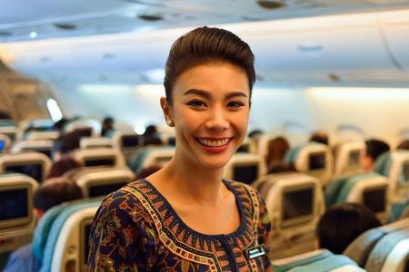 Silber geht an Singapore Airlines. Die von Skytrax befragten Passagiere bewerten die Kabinen der Airline als besonders saube...