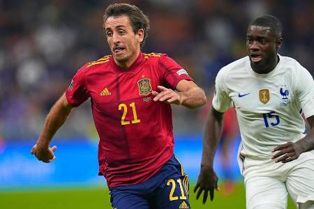 Saß im Halbfinale der Nations League gegen Belgien 90 Minuten nur auf der Bank. Kam im Endspiel schon nach 43 Minuten unverh...