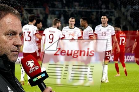 Die deutsche Fußball-Nationalmannschaft hat unter Bundestrainer Hansi Flick die Qualifikation für die WM in Katar Ende 2022 ...