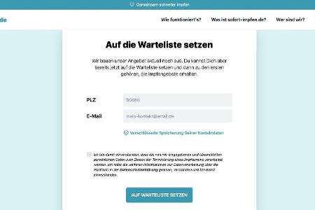 Eine Anmeldung ist bereits möglich.