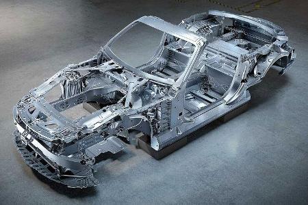 Mercedes SL Rohbau-Chassis
