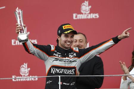 Vor 200. Grand Prix: Die zwölf Formel-1-Podestplätze von Sergio Perez