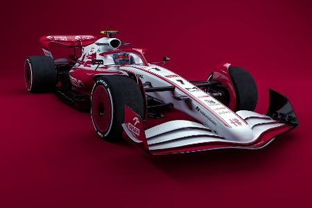 Das Formel-1-Auto 2022 mit den 2021er-Designs
