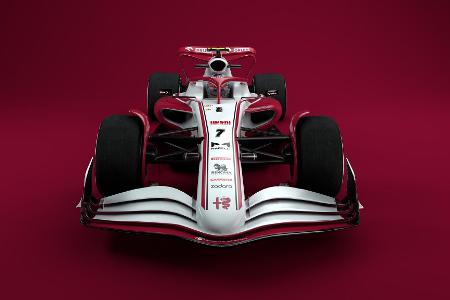 Das Formel-1-Auto 2022 mit den 2021er-Designs