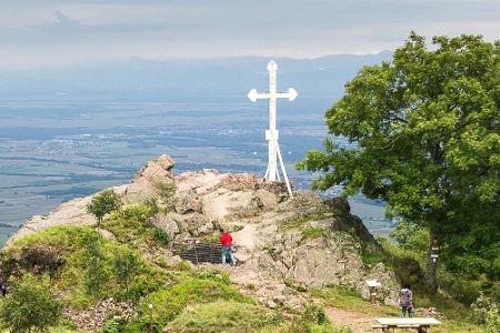 Direkt an den Pfälzerwald schließen die Hügel der Vogesen an. Auf dem Gipfel des knapp 1.000 Meter hohen Hartmannswillerkopf...