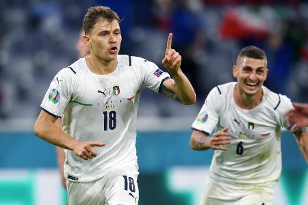 Erzielte Italiens erstes Tor, setzte sich dabei mit einer starken Bewegung gegen die belgischen Defensivkräfte durch. Kurbel...