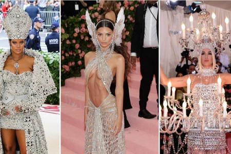 Rhianna, Emily Ratajkowski und Katy Perry legten denkwürdige Auftritte bei der Met Gala hin. Rhianna, Emily Ratajkowski und Katy Perry legten denkwürdige Auftritte bei der Met Gala hin.