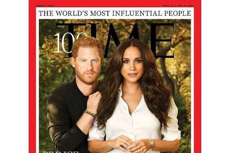 Allen voran stehen Prinz Harry und Herzogin Meghan, auch wenn viele die scheinbar heftige Retusche des Cover-Fotos der beide...