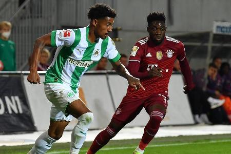 Versuchte, Kimmich im Mittelfeld nicht allzu viel Zeit am Ball zu lassen. In der Offensive zeigte er vereinzelt gute Ansätze...