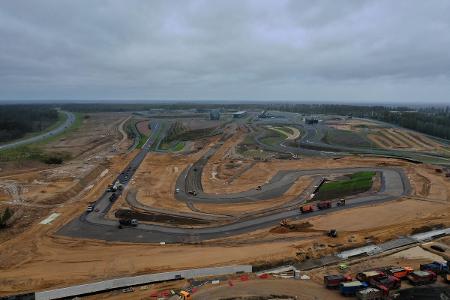 St. Petersburg: Bauarbeiten an neuer Formel-1-Strecke