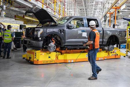 09/2021, Ford F-150 Lightning Pre-Production Rouge Michigan