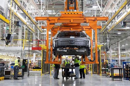 09/2021, Ford F-150 Lightning Pre-Production Rouge Michigan