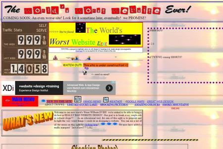 Die schlimmste Website aller Zeiten? Der Name ist Programm.