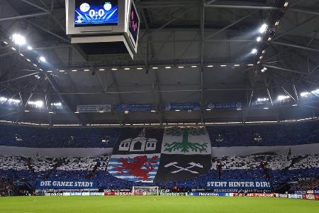 Die Nordkurve mit ihren mehr als 16.000 Stehplätzen eignet sich perfekt für riesige Choreographien.