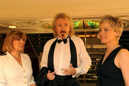 Heide Keller spielte auch mit vielen Gaststars: Thomas Gottschalk und Inka Bause fanden beispielsweise den Weg an Bord...